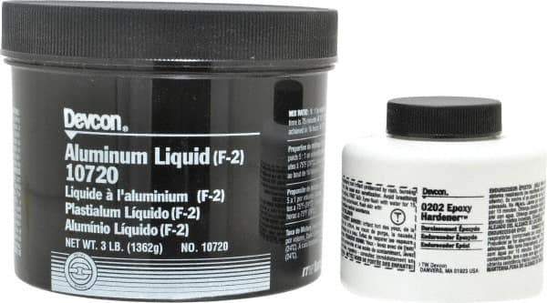 Devcon - 3 Lb Pail Two Part Epoxy - 75 min Working Time, 2,700 psi Shear Strength - Exact Tool & Supply