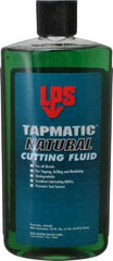 LPS - Tapmatic Natural, 16 oz Bottle Cutting & Tapping Fluid - Straight Oil, For Boring, Broaching, Drilling, Engraving, Facing, Milling, Reaming, Sawing, Tapping, Threading, Turning - Exact Tool & Supply