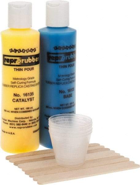 Flexbar - 380 ml Thin Pour Kit - Metrology Casting Material - Exact Tool & Supply