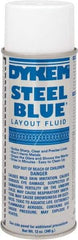 Dykem - Blue Layout Fluid - 12 Ounce Aerosol Can - Exact Tool & Supply