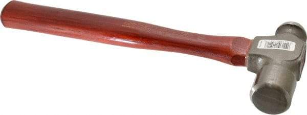 Plumb - 2 Lb Head Ball Pein Hammer - Hickory Handle, 15" OAL - Exact Tool & Supply