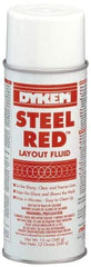 Dykem - Red Layout Fluid - 12 Ounce Aerosol Can - Exact Tool & Supply