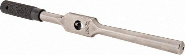 Starrett - 3/16 to 1/2" Tap Capacity, Straight Handle Tap Wrench - 9" Overall Length - Exact Tool & Supply