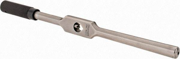 Starrett - 1/4 to 5/8" Tap Capacity, Straight Handle Tap Wrench - 12" Overall Length - Exact Tool & Supply