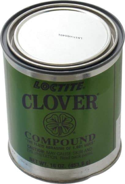 Loctite - 1 Lb Grease Compound - Compound Grade Ultra Fine, Grade 7A, 1,200 Grit, Black & Gray, Use on General Purpose - Exact Tool & Supply