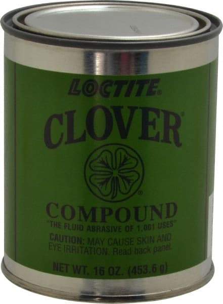 Loctite - 1 Lb Grease Compound - Compound Grade Coarse, Grade G, 80 Grit, Black & Gray, Use on General Purpose - Exact Tool & Supply
