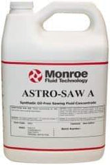 Monroe Fluid Technology - Astro-Saw A, 1 Gal Bottle Sawing Fluid - Water Soluble - Exact Tool & Supply