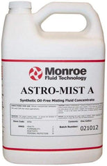 Monroe Fluid Technology - Astro-Mist A, 1 Gal Bottle Grinding Fluid - Synthetic, For Light Machining - Exact Tool & Supply