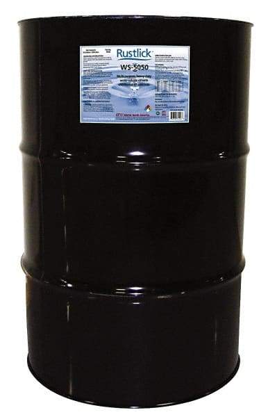 Rustlick - Rustlick WS-5050, 55 Gal Drum Cutting & Grinding Fluid - Water Soluble, For Broaching, CNC Machining, Drilling, Milling - Exact Tool & Supply