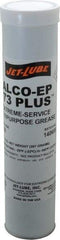 Jet-Lube - 14 oz Cartridge Aluminum Extreme Pressure Grease - Red, Extreme Pressure, 450°F Max Temp, NLGIG 2, - Exact Tool & Supply