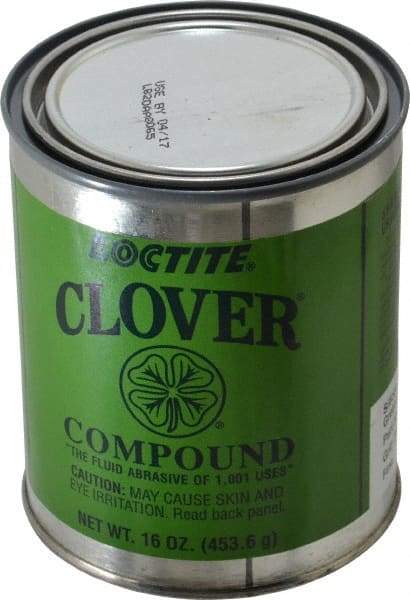 Loctite - 1 Lb Grease Compound - Compound Grade Extra Fine, Grade A, 280 Grit, Black & Gray, Use on General Purpose - Exact Tool & Supply