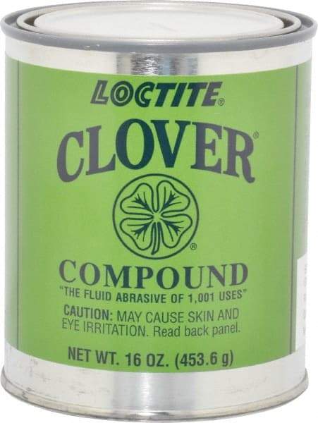 Loctite - 1 Lb Grease Compound - Compound Grade Super Fine, Grade 4A, 600 Grit, Black & Gray, Use on General Purpose - Exact Tool & Supply