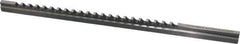 Dumont Minute Man - 5mm Keyway Width, Style C, Keyway Broach - High Speed Steel, Bright Finish, 3/8" Broach Body Width, 25/64" to 2-1/2" LOC, 11-3/4" OAL, 1,470 Lbs Pressure for Max LOC - Exact Tool & Supply