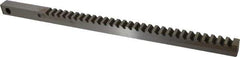 Dumont Minute Man - 7/8" Keyway Width, Style AF, Keyseating Broach - Bright Finish, 7/8" Broach Body Width, 20" OAL - Exact Tool & Supply