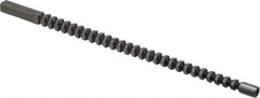 Dumont Minute Man - 6mm x 6-11/16" Overall Length, 0.2519" Pilot Hole Diam, Square Broach - 0.2362 to 0.237" Tolerance, 0.33 to 0.332" Across Corners, 6.4mm Drill, 3/16" Pitch, 1/4 to 3/4" LOC, 1,300 Lbs. Pressure for Max LOC - Exact Tool & Supply
