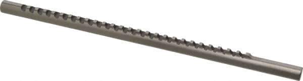 Dumont Minute Man - 1/8" Keyway Width, Production Keyway Broach - Bright Finish, 3/8" Broach Body Width, 17/64" to 1-1/4" LOC, 8-1/2" OAL, 850 Lbs Pressure for Max LOC - Exact Tool & Supply
