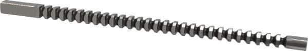 Dumont Minute Man - 7/16" x 10-7/8" Overall Length, 29/64" Pilot Hole Diam, Square Broach - 0.438 to 0.439" Tolerance, 0.611 to 0.613" Across Corners, 5/16" Pitch, 1/2 to 1-3/8" LOC, 4,500 Lbs. Pressure for Max LOC - Exact Tool & Supply