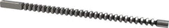 Dumont Minute Man - 7/16" x 10-7/8" Overall Length, 29/64" Pilot Hole Diam, Square Broach - 0.438 to 0.439" Tolerance, 0.611 to 0.613" Across Corners, 5/16" Pitch, 1/2 to 1-3/8" LOC, 4,500 Lbs. Pressure for Max LOC - Exact Tool & Supply