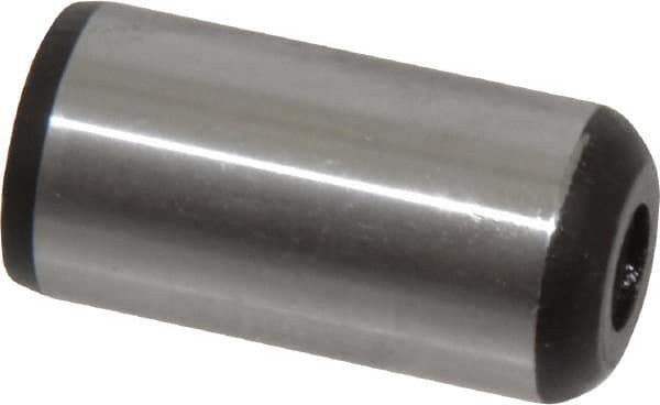 Value Collection - 5/8" Diam x 1-1/4" Pin Length Grade 8 Alloy Steel Pull Out Dowel Pin - 1 Rounded & 1 Threaded End - Exact Tool & Supply