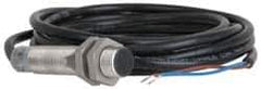 Eaton Cutler-Hammer - NPN, 2mm Detection, Cylinder Shielded, Inductive Proximity Sensor - 2 Wires, IP67, 20 to 250 VAC, M12x1 Thread, 2.46 Inch Long - Exact Tool & Supply