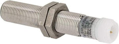 Eaton Cutler-Hammer - NPN, 2mm Detection, Cylinder Shielded, Inductive Proximity Sensor - 2 Wires, IP67, 20 to 250 VAC, M12x1 Thread, 2.46 Inch Long - Exact Tool & Supply