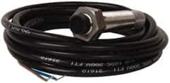 Eaton Cutler-Hammer - NPN, 4mm Detection, Cylinder Unshielded, Inductive Proximity Sensor - 2 Wires, IP67, 20 to 250 VAC, M12x1 Thread, 2.87 Inch Long - Exact Tool & Supply