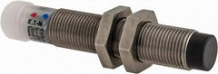 Eaton Cutler-Hammer - NPN, 4mm Detection, Cylinder Unshielded, Inductive Proximity Sensor - 2 Wires, IP67, 20 to 250 VAC, M12x1 Thread, 2.87 Inch Long - Exact Tool & Supply