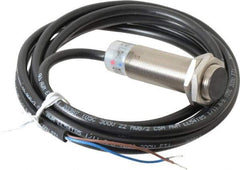 Eaton Cutler-Hammer - NPN, 5mm Detection, Cylinder Shielded, Inductive Proximity Sensor - 2 Wires, IP67, 20 to 250 VAC, M18x1 Thread, 2.54 Inch Long - Exact Tool & Supply