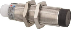 Eaton Cutler-Hammer - NPN, 8mm Detection, Cylinder Unshielded, Inductive Proximity Sensor - 2 Wires, IP67, 20 to 250 VAC, M18x1 Thread, 2.6 Inch Long - Exact Tool & Supply