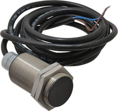 Eaton Cutler-Hammer - NPN, 10mm Detection, Cylinder Shielded, Inductive Proximity Sensor - 2 Wires, IP67, 20 to 250 VAC, M30x1 Thread, 2.73 Inch Long - Exact Tool & Supply