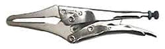 Grip-On - 10" OAL Standard Jaw Hose Clamp Locking Pliers - Exact Tool & Supply