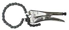 Grip-On - 10" OAL C-Clamp Locking Pliers - Exact Tool & Supply