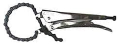 Grip-On - 12" OAL C-Clamp Locking Pliers - Exact Tool & Supply