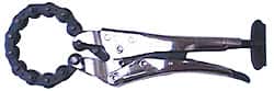 Grip-On - 10" OAL Standard Jaw Locking Chain Pipe Cutters - Exact Tool & Supply
