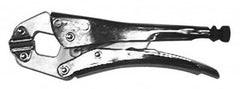 Grip-On - 10" OAL Self-Leveling Jaw Self Adapting Clamp Locking Pliers - Exact Tool & Supply