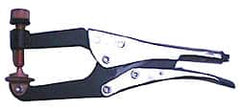 Grip-On - 12" OAL Standard Jaw Spindle C-Clamp Weld Locking Pliers - Exact Tool & Supply