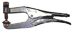 Grip-On - 12" OAL Standard Jaw Spindle C-Clamp Weld Locking Pliers - Exact Tool & Supply