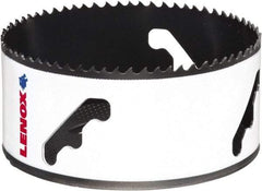 Lenox - 4-3/8" Diam, 1-1/2" Cutting Depth, Hole Saw - Bi-Metal Saw, Toothed Edge - Exact Tool & Supply