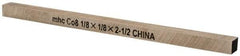 Interstate - M42 Cobalt Square Tool Bit Blank - 1/8" Wide x 1/8" High x 2-1/2" OAL - Exact Tool & Supply