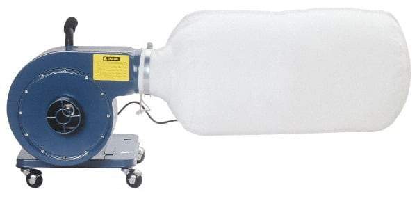 Enco - 110 Volt Portable Dust Collector - 4" Connection Diam, 750 CFM Air Flow - Exact Tool & Supply