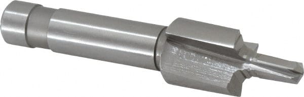 Made in USA - 5/16-24" Port, 0.742" Spotface Diam, 1/8" Tube Outside Diam, Reamer Pilot, Straight Shank, High Speed Steel Porting Tool - Exact Tool & Supply