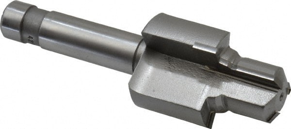 Made in USA - 3/4-16" Port, 1.208" Spotface Diam, 1/2" Tube Outside Diam, Reamer Pilot, Straight Shank, Carbide Tipped Porting Tool - Exact Tool & Supply