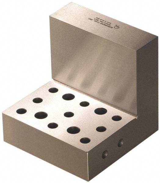 Suburban Tool - 4" Long x 4" Wide x 4" High, Compound, Series S0, Fine Pole, Sine Plate & Magnetic Chuck Combo - Angle Plate, Bolts, Handle, Locking Straps, Magnetic Chuck, Rails, Screws, Storage Case, T-Handle Hex Wrench, Vise & Washer - Exact Tool & Supply
