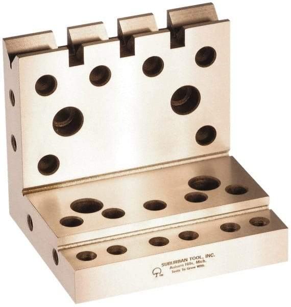Suburban Tool - 6" Long x 6" Wide x 6" High, Compound, Series S1, Standard Pole, Sine Plate & Magnetic Chuck Combo - Angle Plate, Bolts, Handle, Locking Straps, Magnetic Chuck, Rails, Screws, Storage Case, T-Handle Hex Wrench, V-Block, Vise & Washer - Exact Tool & Supply