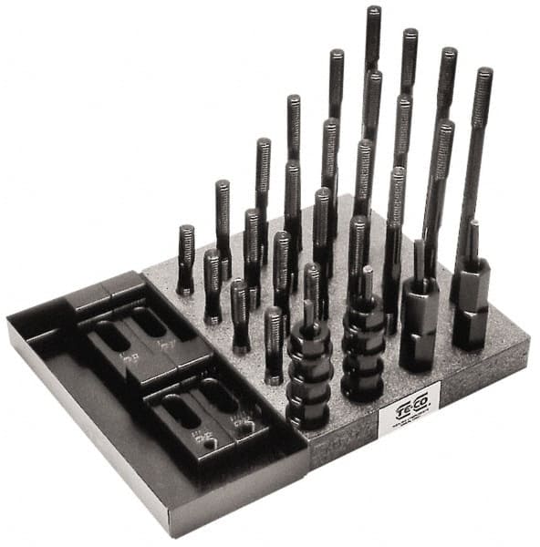 TE-CO - T-Nut & Stud Kits Stud Thread Sizes: 1-8 Number of Pieces: 41 - Exact Tool & Supply