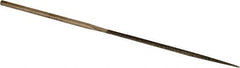 Value Collection - 5-1/2" OAL Fine Point Needle Diamond File - 13/64" Wide x 5/64" Thick, 2-3/4 LOC - Exact Tool & Supply