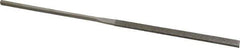 Value Collection - 5-1/2" OAL Medium Equalling Needle Diamond File - 13/64" Wide x 3/64" Thick, 2-3/4 LOC - Exact Tool & Supply