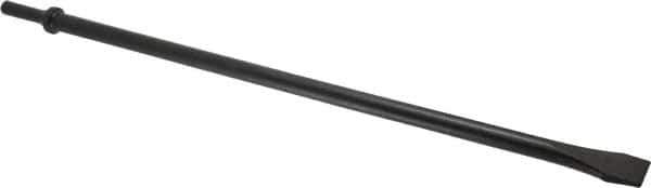 Value Collection - 3/4" Head Width, 18" OAL, Flat Chisel - Round Shank, Steel - Exact Tool & Supply