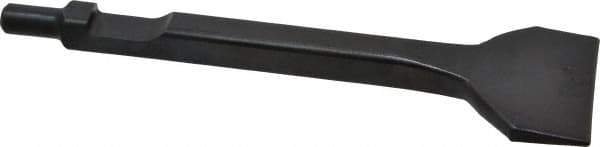 Value Collection - 2" Head Width, 7" OAL, 3/8" Shank Diam, Floor Scraper Chisel - Round Shank, Steel - Exact Tool & Supply