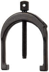 Starrett - 2 Inch Max Capacity of V, 3 Inch Long x 2-1/2 Inch Wide x 2 Inch High, V-Block Clamp - 45, 90° V Angle, Hardened Steel Clamp, Use with Model 568 V-Block - Exact Tool & Supply